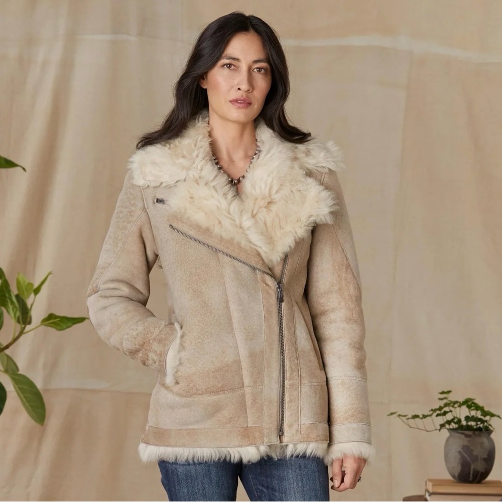 Toscana sherpa coat by HISO. New with tags from Sundance.